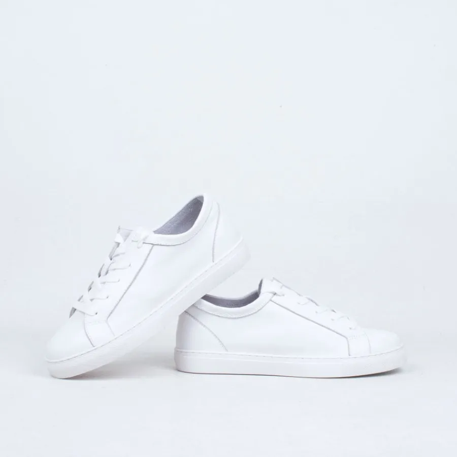 Lace Up^Minx Bandit Sneaker WhiteMilled