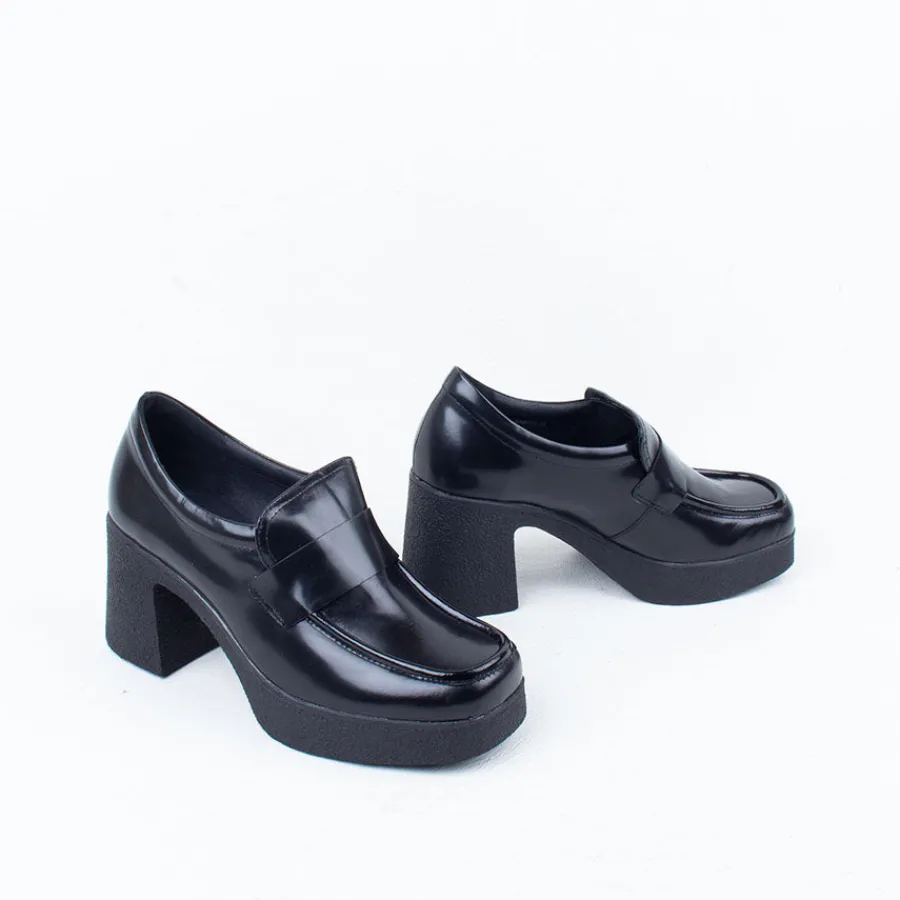 Platform | Pump^Tamara London Banish Heel Black