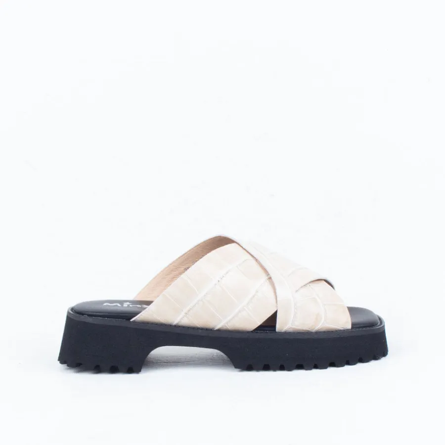 Flat^Minx Brooke Slide BlondePrint