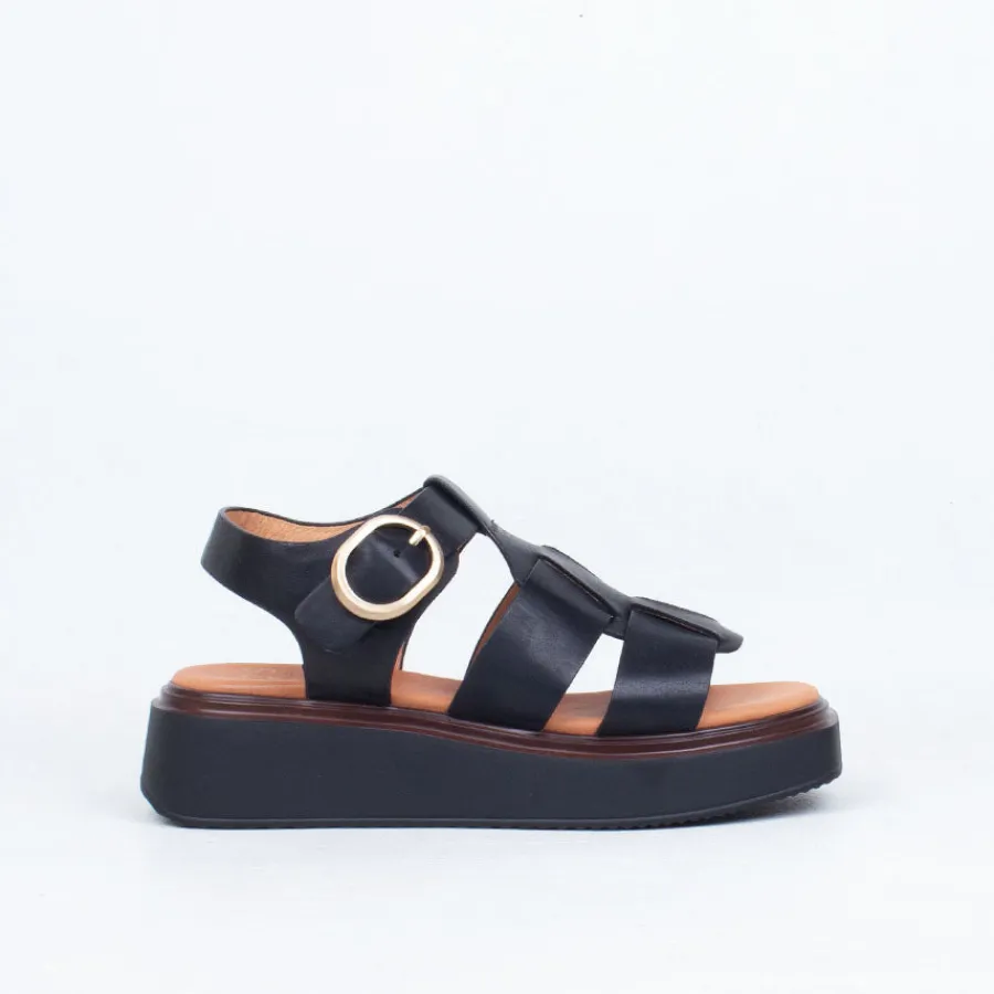 Flat^EOS Carena Sandal Black