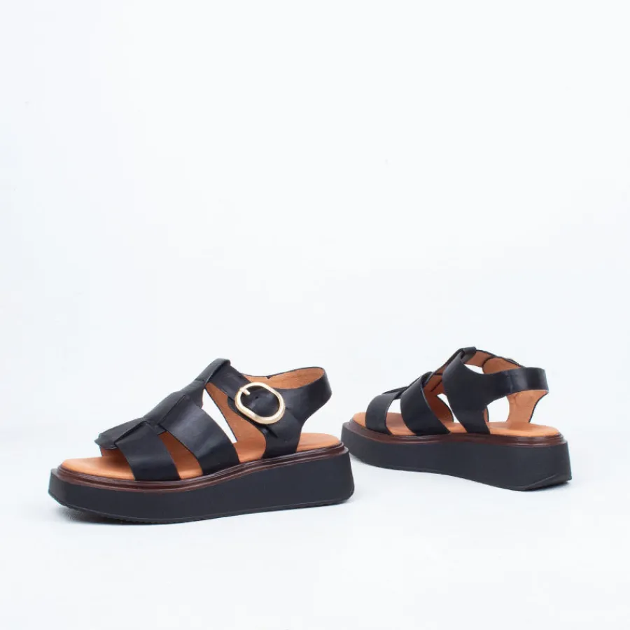 Flat^EOS Carena Sandal Black