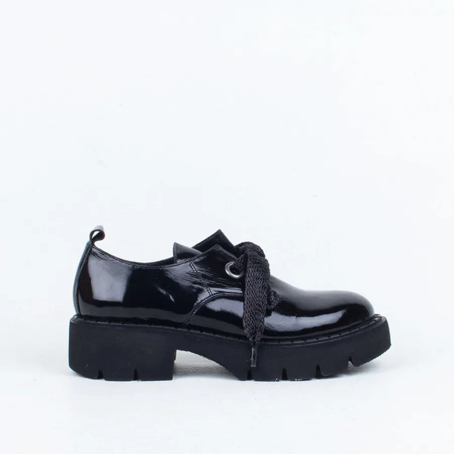 Work Shoes | Lace Up^Nu by Neo Charon Lace Up BlackPatent