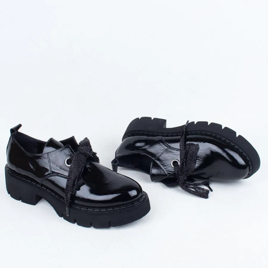 Work Shoes | Lace Up^Nu by Neo Charon Lace Up BlackPatent