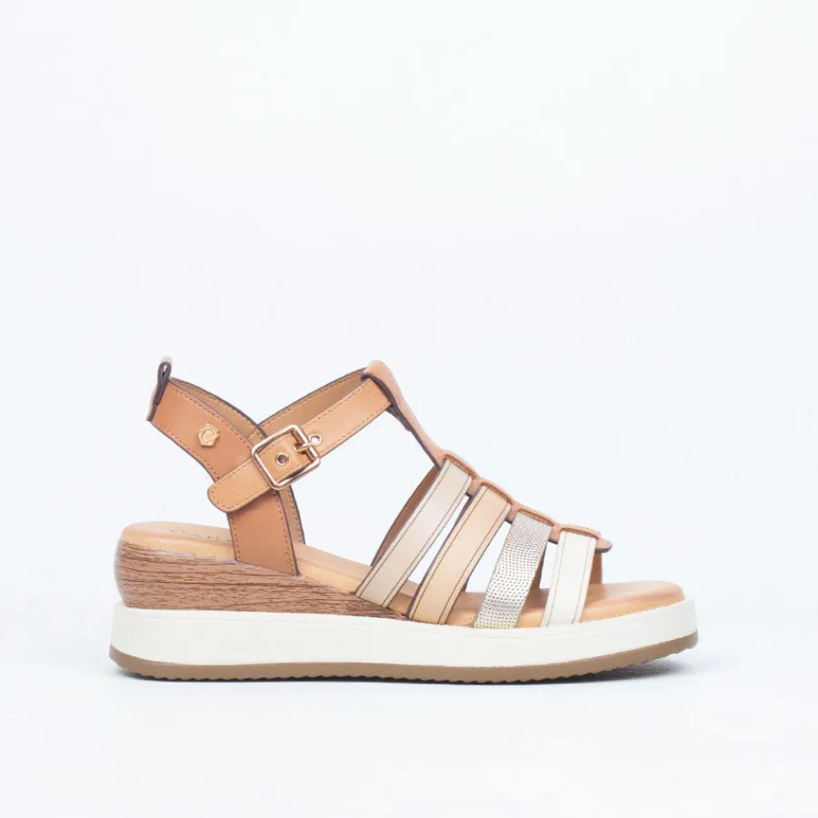 Flat | Wedge^Carmela - Spain Colette Sandal NaturalMulti