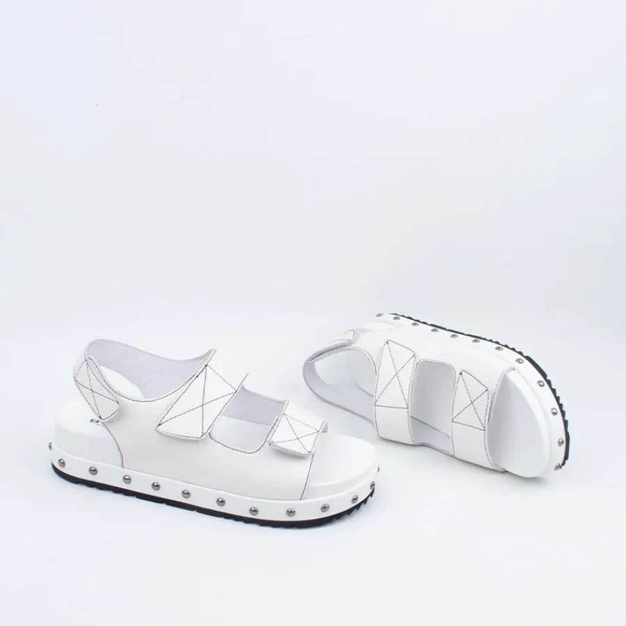 Flat^Bresley NZ Dinghy Sandal White