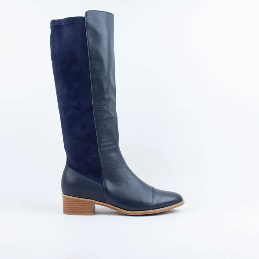 Long Boots^Minx Gemma Knee Boot Navy