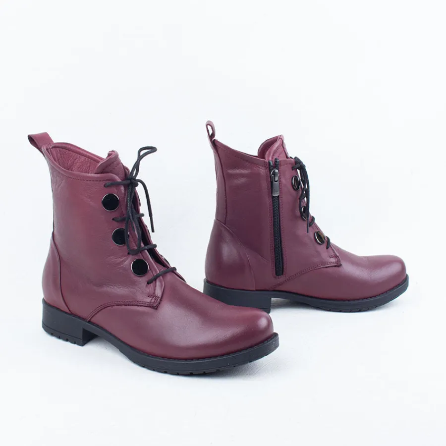 Lace Up^Planet Harrier Boot Cherry