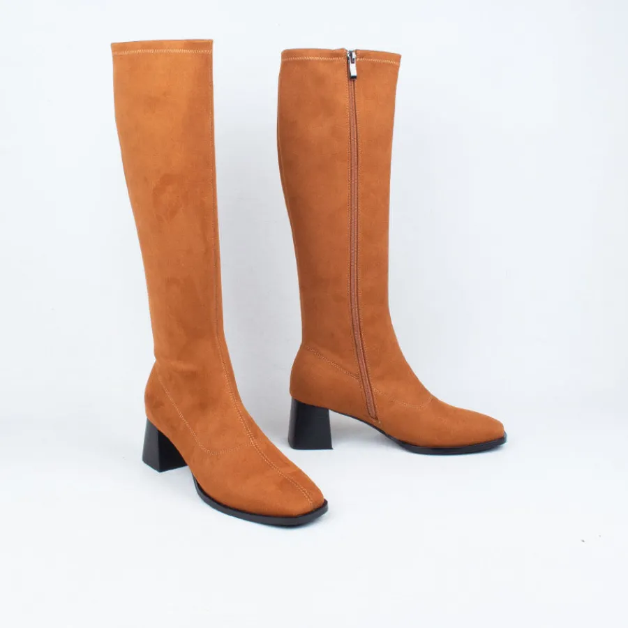 Long Boots^Andrea Biani Heybabe Knee Boot Tan