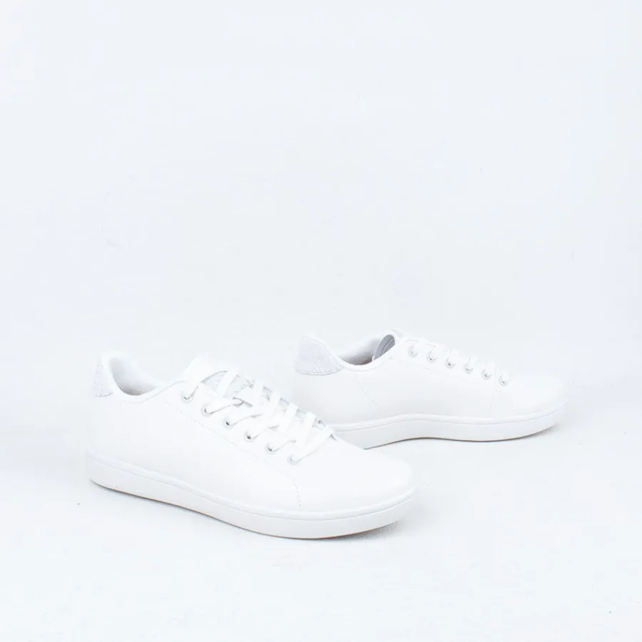 Lace Up^Woden Jane Sneaker White