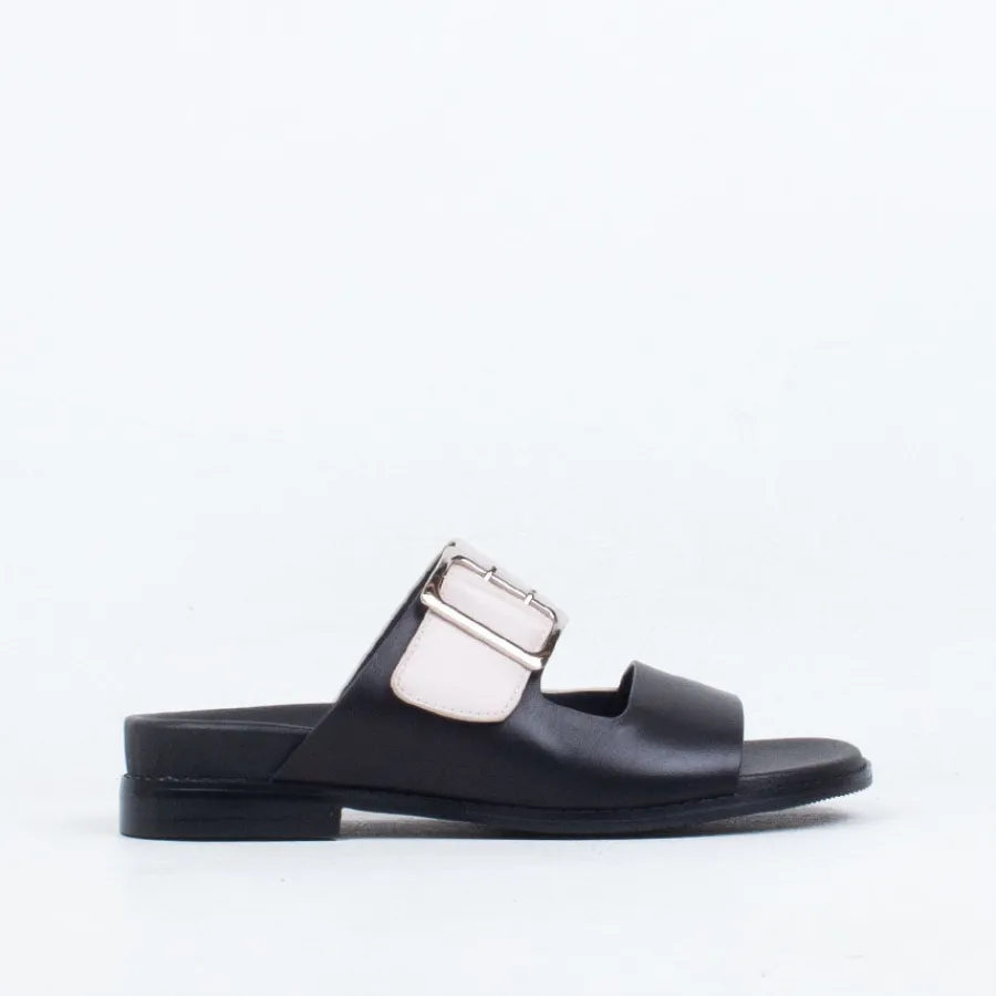 Flat^Minx Joy Slide Blk/Almond