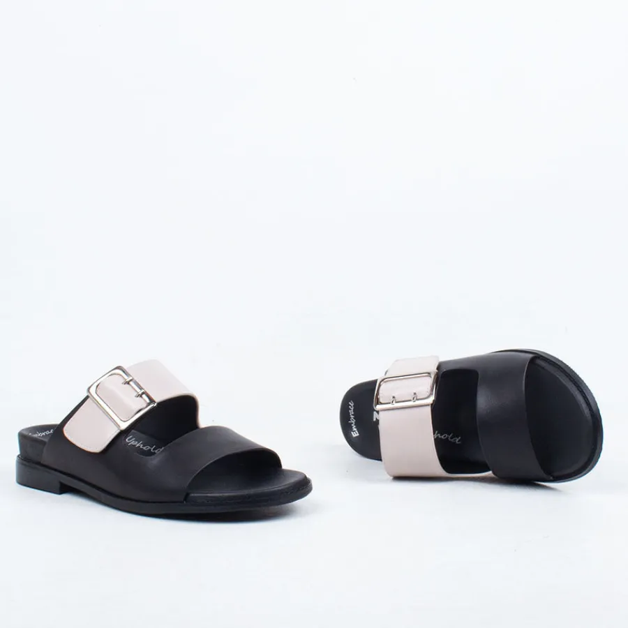 Flat^Minx Joy Slide Blk/Almond