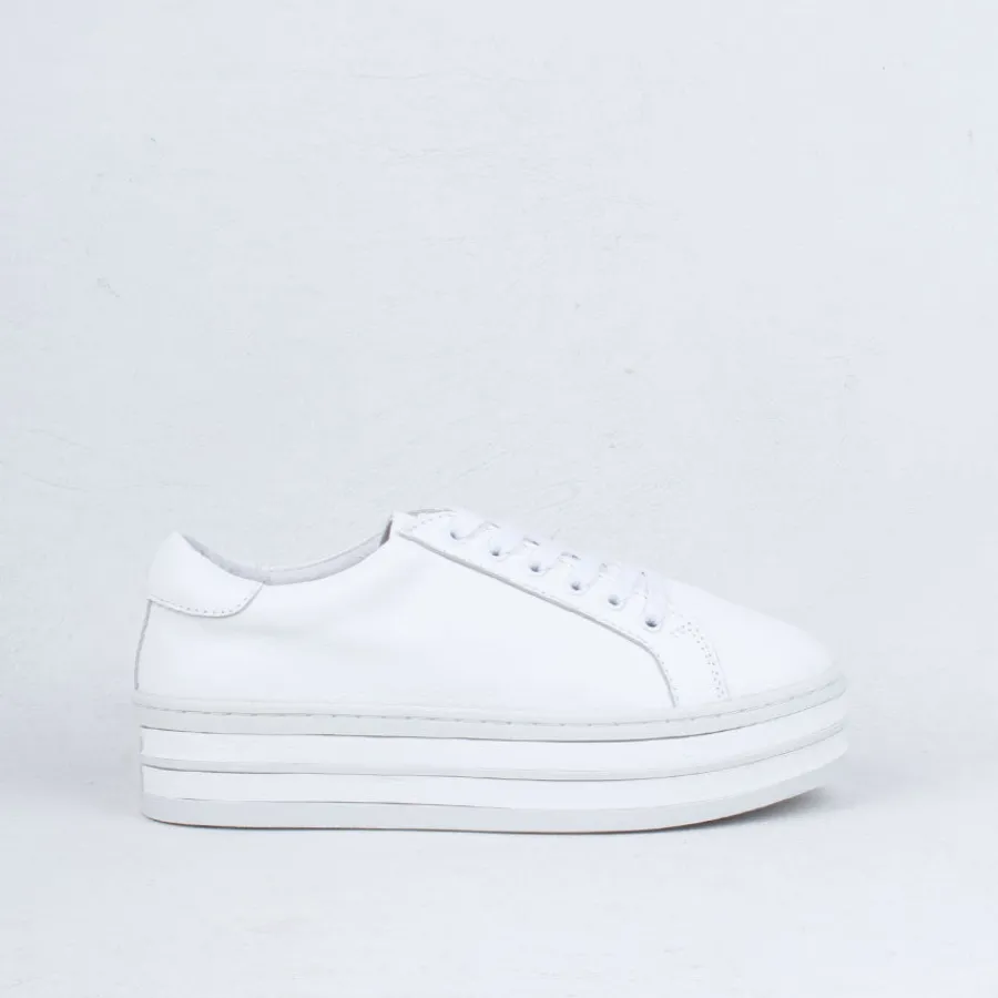 Lace Up^Alfie and Evie Oracle Sneaker White