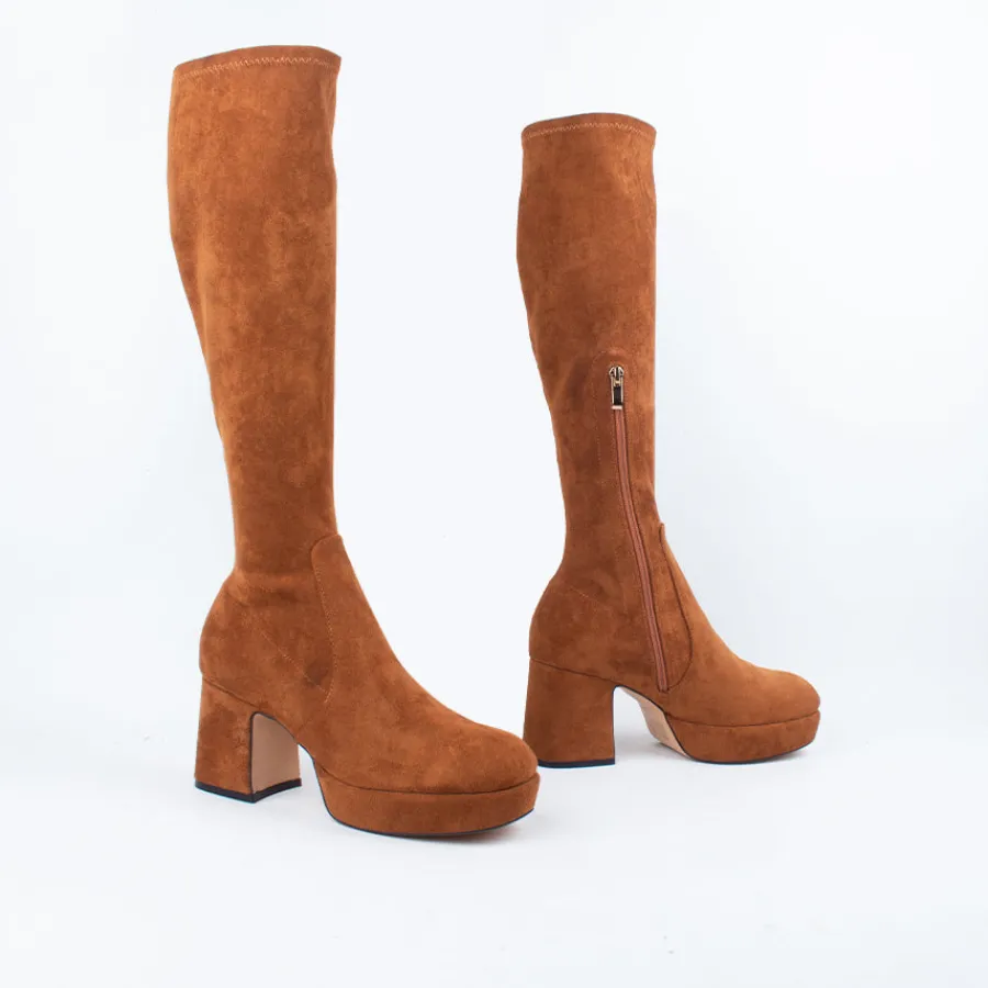 Long Boots^Mollini Ottomo Knee Boot Tan