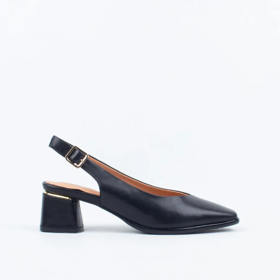 Slingbacks^Belle Scarpe Record Slingback Heel Black