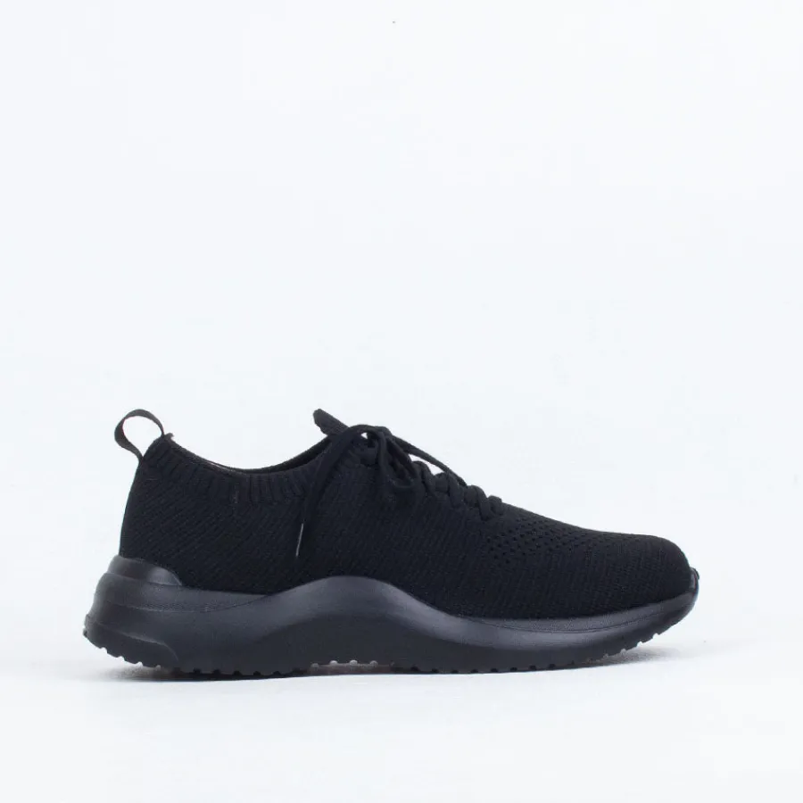 Lace Up^Ernest Wyler Relax Sneaker Black