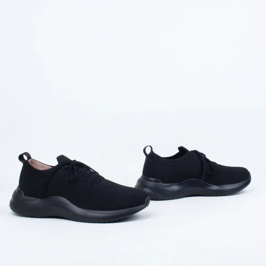 Lace Up^Ernest Wyler Relax Sneaker Black