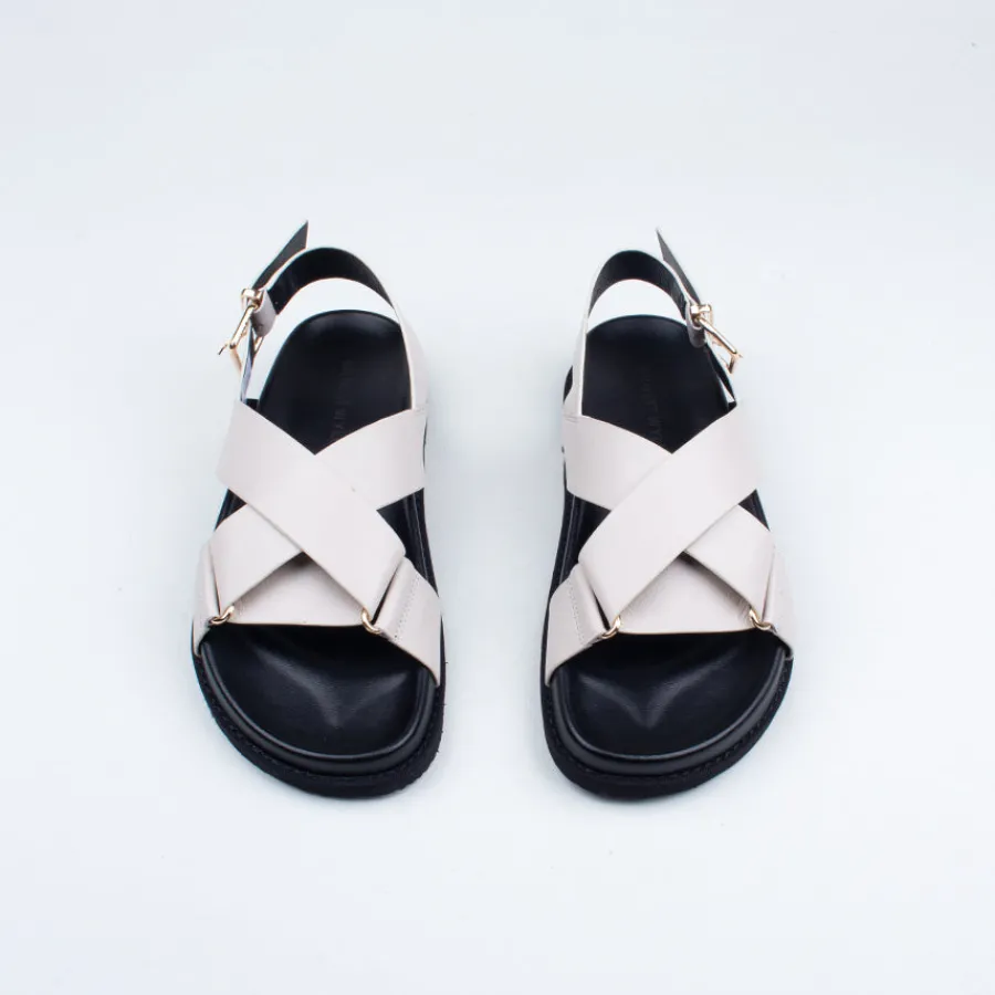 Flat^Ernest Wyler Ruby Sandal Porcelain