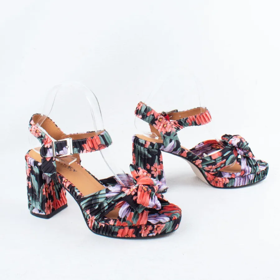 Platform^Bresley NZ Samy Heel BlackFloral