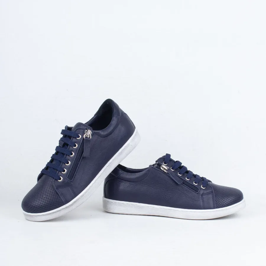 Lace Up^Rilassare Tommie Lace Up Sneaker Navy