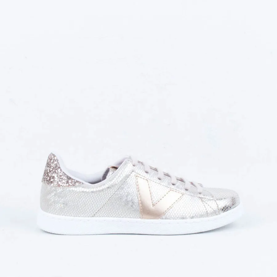 Lace Up^Victoria - Spain Valencia Sneaker Champagne