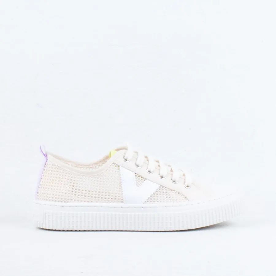 Lace Up^Victoria - Spain Viva Sneaker Natural