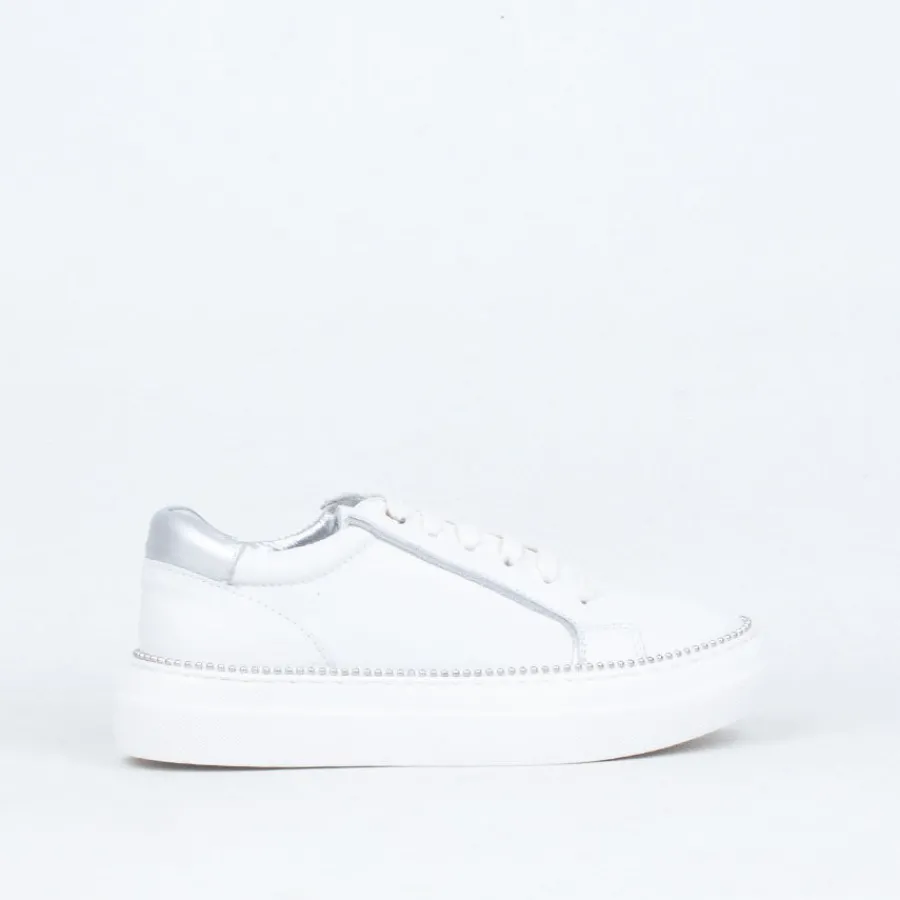 Lace Up^Gelato Zephyr Sneaker white/Silver